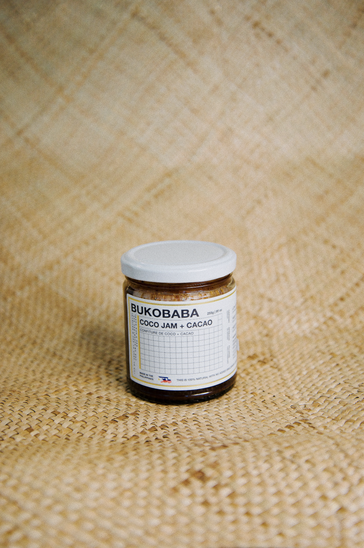 jar of cacao coconut jam